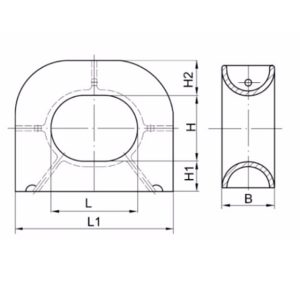 Closed Chock - JIS F 2005-1975 Marine Chock | YSmarines