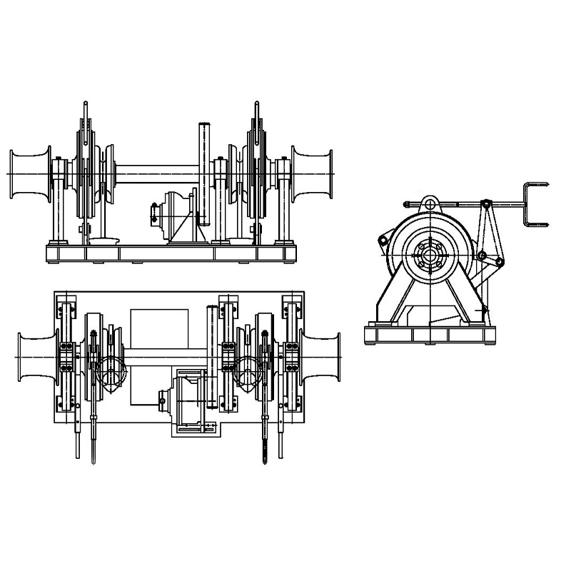 drawing for marine windlass